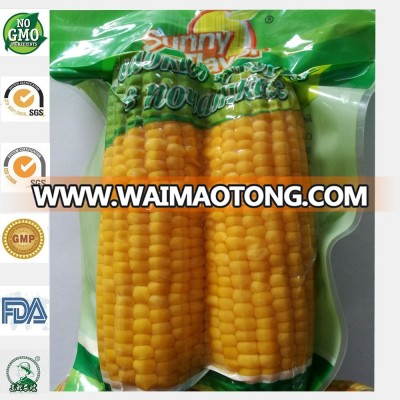 Fresh Sweet Corn Cob Twin Pack In Vacuum Retort Pouch